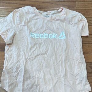 Reebok Light Pink Tee with White Logo